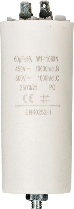 Fixapart W1-11060N Capacitor 60.0uf / 450 v + Aarde