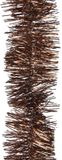 Merkloos / Sans marque Decoris Lametta Kerstboomslinger Espresso