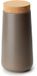 Continenta Pot de stockage en céramique avec couvercle en liège, Taupe mat, Ø 12,5 x 26 cm