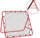 Panneau de rebond de football - Panneau de rebond de football, réglable, incluant 4 ancres au sol, rouge