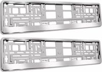 Xtrobb Kentekenplaathouder - 2 stuks - Zilver