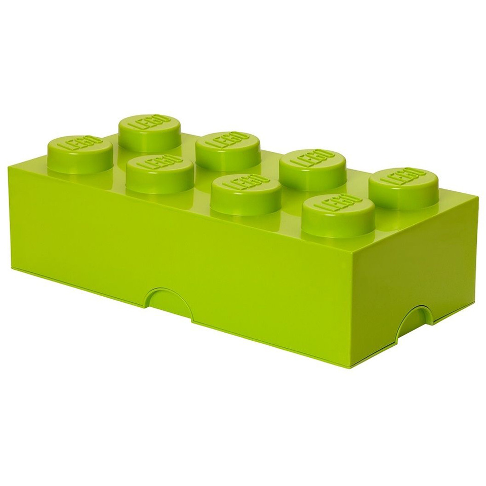 lego Brick opbergbox 8 - limegroen