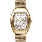 Ice Watch ICE boliday - Dome - Metal mesh - White GD 024487 Horloge - Staal - Goudkleurig - Ø 40 mm