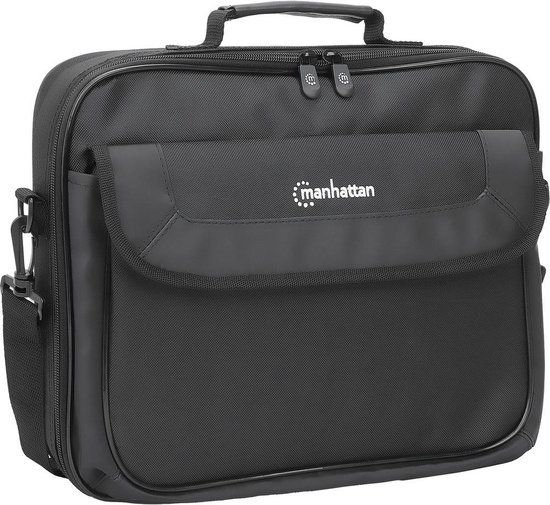 Manhattan Cambridge Clamshell Laptoptas – 35,8 cm (14,1 inch) – Zwart