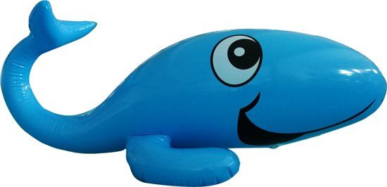 didak pool Walvis Sproeier - 110x45 Cm - blauw