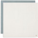 Jollein Hydrofiele Doek Large 115x115cm - 2 Stuks - Sea Green/Ivory