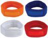 Bellatio Hoofd zweetband met label Wit