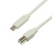 AWN LogiLink USB 2.0 Aansluitkabel, USB (Type C) naar USB (Type B), Grijs, 2m