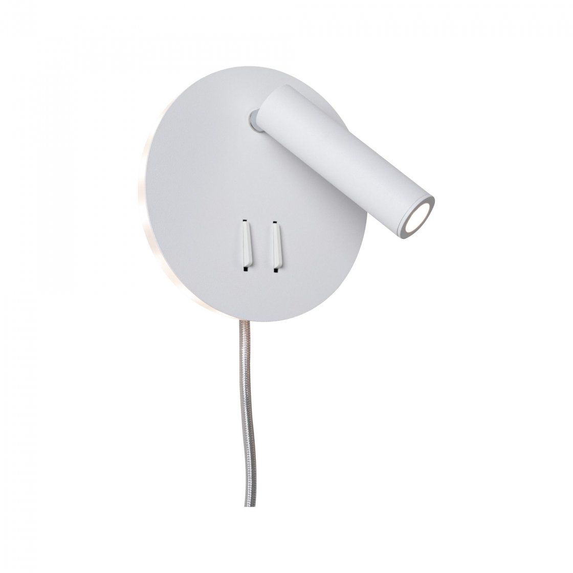 Paulmann Tabari Wandlamp - 240 Lumen - Wit/Chroom