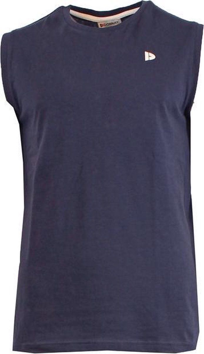 Donnay Tanktop Stan Heren Katoen Navy Maat M