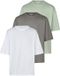 Jack & Jones Herren T-Shirt JJECHARGE 3 Pack Mehrfarbig S Rundhals 100% Baumwolle