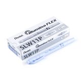 Pentel Luminina Flex SLW11P markeerstift met 2 punten, blauw, 10 stuks