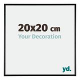 Your Decoration Cadre photo 20x20 cm Aluminium Noir Brillant Kent