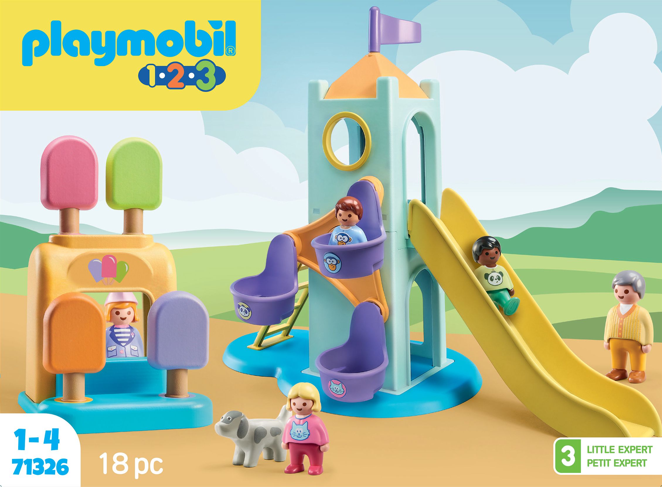 PLAYMOBIL 1.2.3 Avontuurlijke speeltuin - 71326