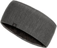 DANISH ENDURANCE Merino wol Hoofdband - met Thermische Fleece Voering - Warme Functionele Bandana Unisex - Donkergrijs - Maat L/XL