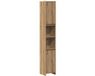 vidaXL Badkamerkast - 30x30x183,5 cm - Bewerkt Hout - Artisanaal Eikenkleur