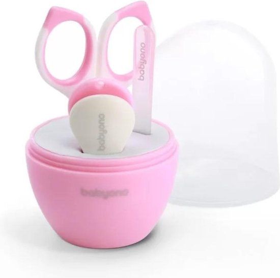 BabyOno Baby Manicure Set - Pink