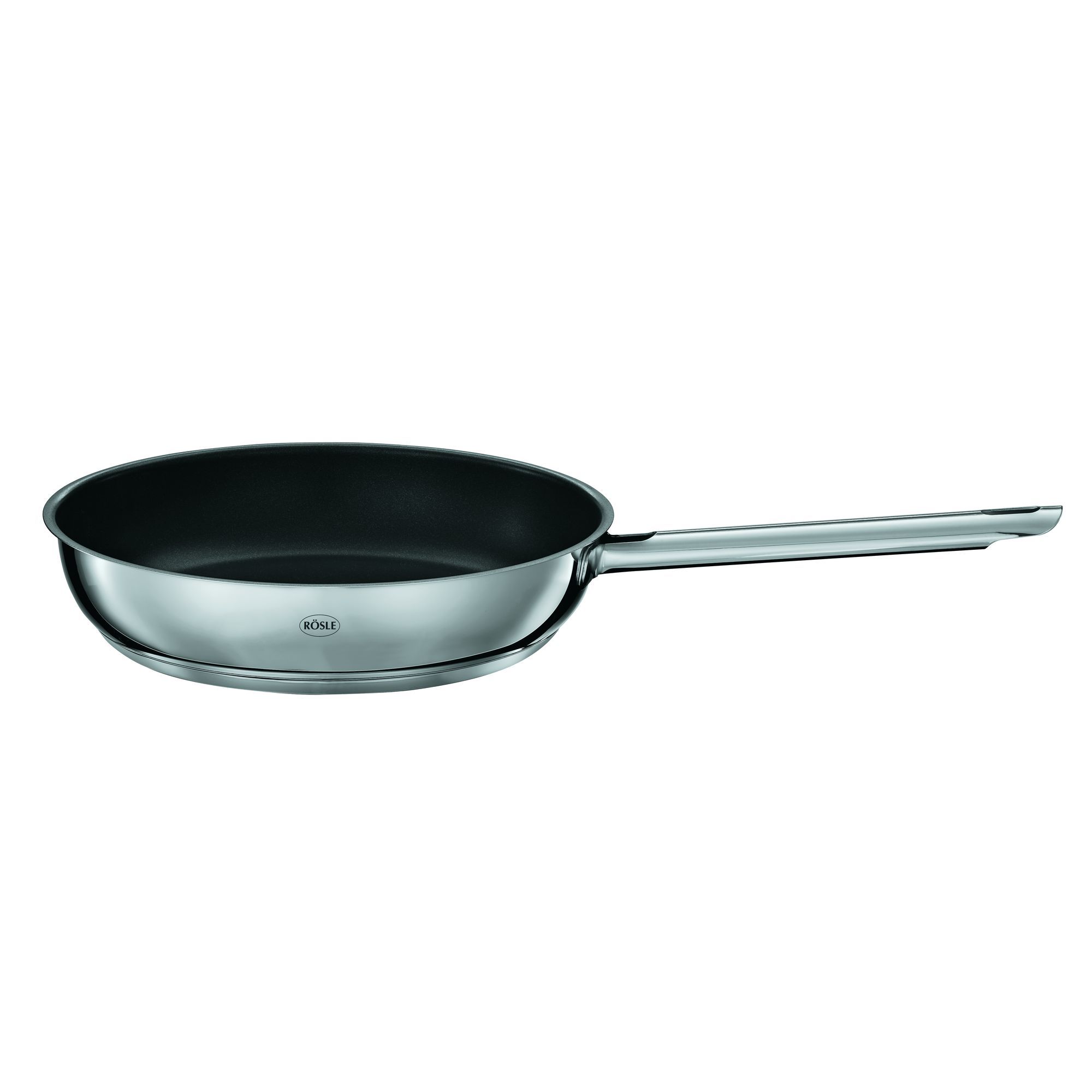 Rösle 13212 - Koekenpan - Ø 28 cm - Zwart/RVS