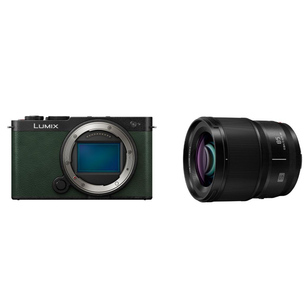 Panasonic Panasonic Lumix S9 Body Dark Olive + Lumix S 85mm F/1.8