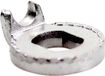 Bofix 225621 SA Aspuntrevet Vlak met Kartel p/100 4mm Zwart Metaal Stadsfiets