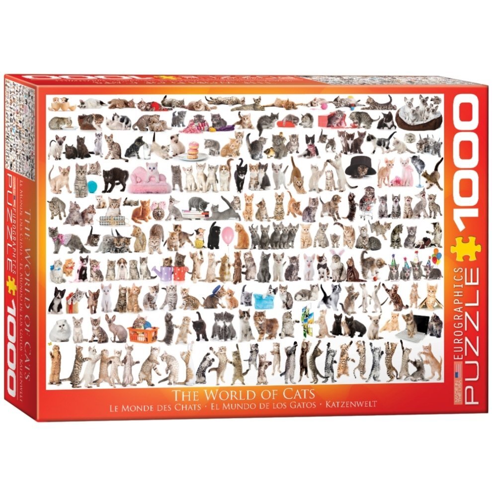 Eurographics The World of Cats Puzzel (1000 stukjes)