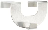 Home Fashion 070/766-0790 U-metalen haken diep, metaal, 4,0 x 7,5 cm - 2 stuks