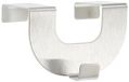 Home Fashion 070/766-0790 U-metalen haken diep, metaal, 4,0 x 7,5 cm - 2 stuks