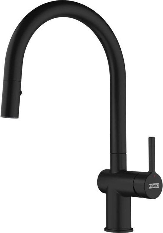 Franke Active J Keukenkraan - Zwart - Met Uittrekbare Sproeier - 115.0653.404