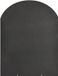 Divina Fire Stalen vloerbeschermingsplatform van 80x60 cm voor hout- en pelletkachels - Nero