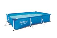 Bestway Steel Pro Rectangular Pool - 3.0m x 2.01m - 3300L - Blue