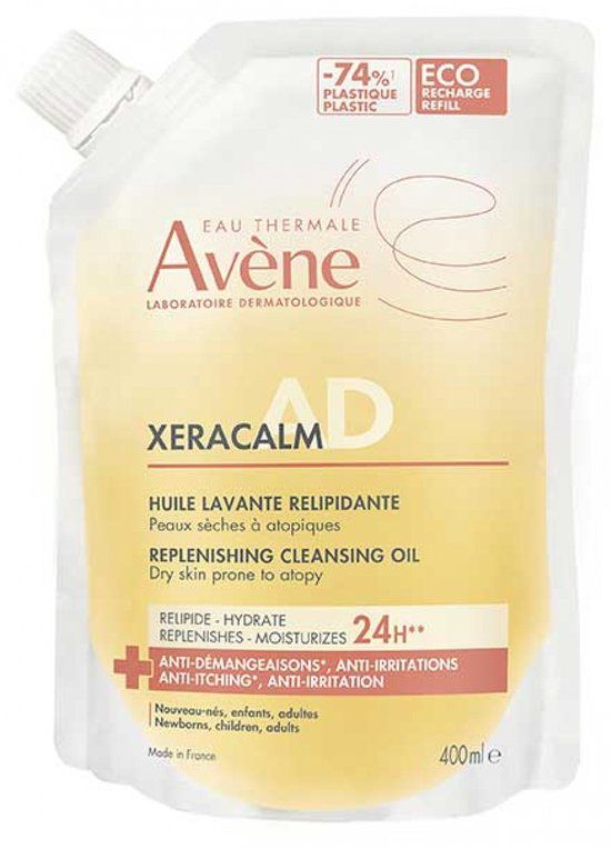 Avène XeraCalm AD Relipiderende Reinigende Olie Refill 400 ml