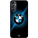BMW Coque pour Samsung galaxy A24 Logo BMW noir et bleu brillant Maniacase