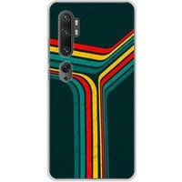 Xiaomi Bedrukt siliconen hoesje compatibel met Xiaomi Mi Note 10, Xiaomi Mi Note 10 Pro Retro lines