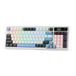 Redragon K719 Gasket Gaming Keyboard 95 toetsen, mechanisch met hype-display en knop 1,14 inch TFT-info-display, 5-laagse geluidsdemper, ronde PBT-keycaps Mint Mambo Switch