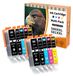 Canon 10 jeux de cartouches d'encre PGI-580 CLI-581 XXL pour imprimantes Canon Pixma