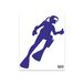 Quattroerre 823 Sticker Sub blauw 14 x 16 cm