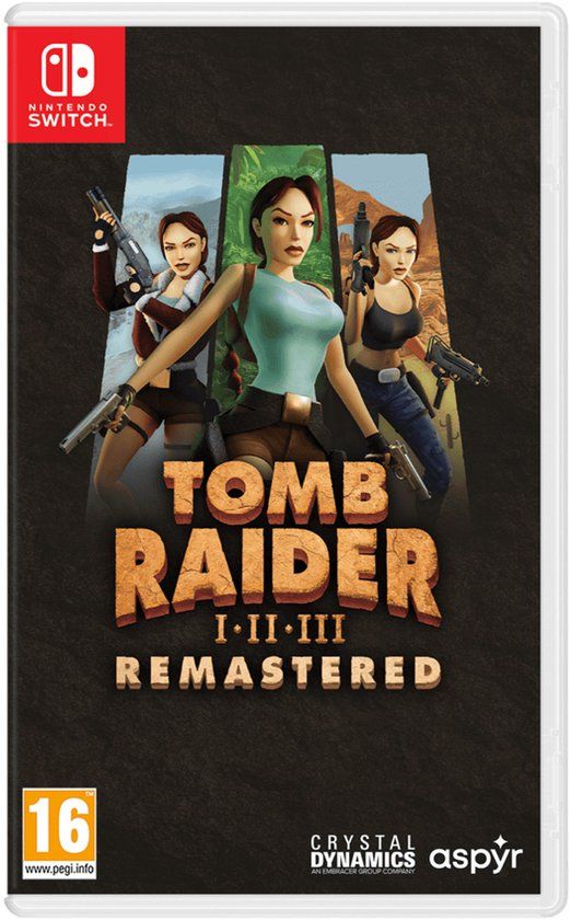 Just for Games Tomb Raider I-II-III Remastered Starring Lara Croft (Switch)