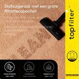 Top Filter Set van 4 Stofzuigerzakken voor Hoover Telios Extra/Plus