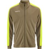 Craft trainingsjas Evolve 2.0 Contrast Full Zip Jacket Mannen Raw/Contrast Yellow