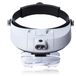 Icecat Loupe avec éclairage LED, 5 lentilles, 1x–5x, pour lecture et réparations