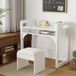 StarTech Bureau voor kinderen met stoel - Ergonomische set - Hoogte verstelbaar - Met lade en opbergruimte - Houten frame - Geschikt voor kinderen van 3 tot 8 jaar - Wit