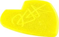 DUNLOP Jim Dunlop Kirk Hammett Jazz III Yellow Sparkle Player's Pack 6 Stuks