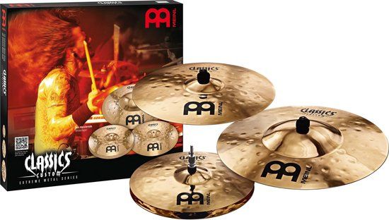 Meinl Classics Custom Cymbal Set, CC-EM480, Extreme Metal