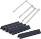 OEM Allecto Plus - Set van 453 cm roestvrijstalen branders en smaakbalken voor Weber barbecues - Geschikt voor de Spirit 310, 320, 330, 335 en Spirit II E-310 S-310 series