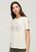 Superdry Metallic T-shirt met logo en relaxte pasvorm - Dames - T-shirts