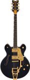 Gretsch LTD Falcon Center Block Double-Cut String-Thru Bigsby Midnight Sapphire - Semi-akoestische Custom gitaar