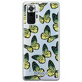 ERT GROUP mobiel telefoonhoesje voor Xiaomi REDMI NOTE 10 PRO origineel en officieel erkend Babaco patroon Butterflies 002 optimaal aangepast aan de vorm van de mobiele telefoon, gedeeltelijk bedrukt