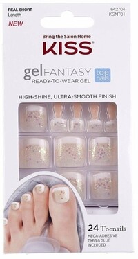Kiss Gel Fantasy Toenails - Lotta Oomph - 0731509642704