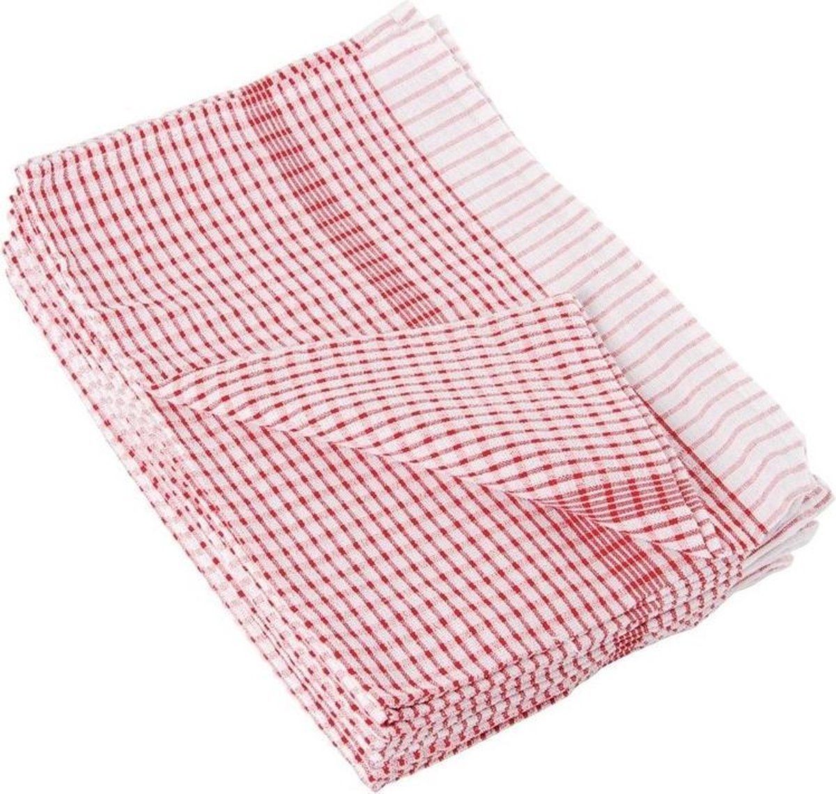 Vogue Theedoek algemeen gebruik rood - 5050984188756