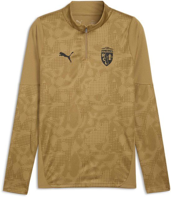 PUMA Trainingsshirt 1/4 zip RC Lens 2025/26 Beige Heren Maat S